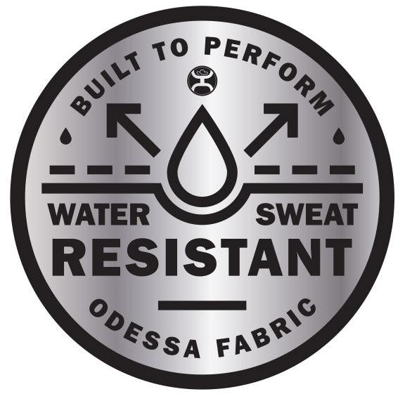 Built to perform, water and sweat resistant, odessa fabric stamp for the RLAG hat