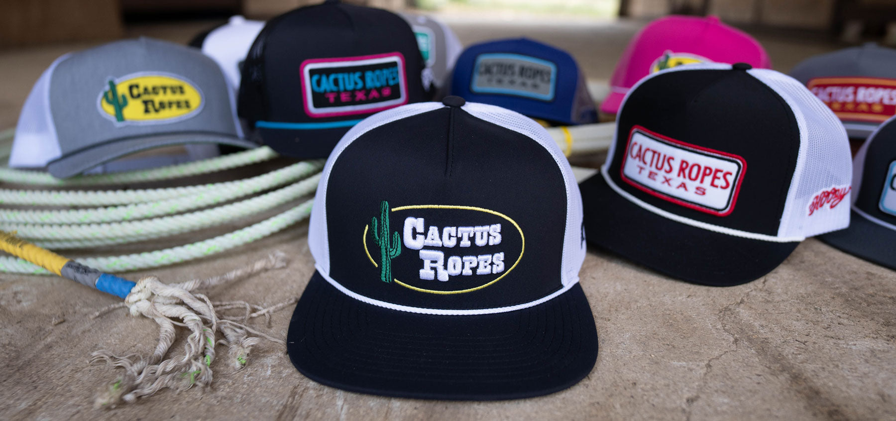 Cactus Ropes Hats - Hooey Ball Caps & Trucker Hats