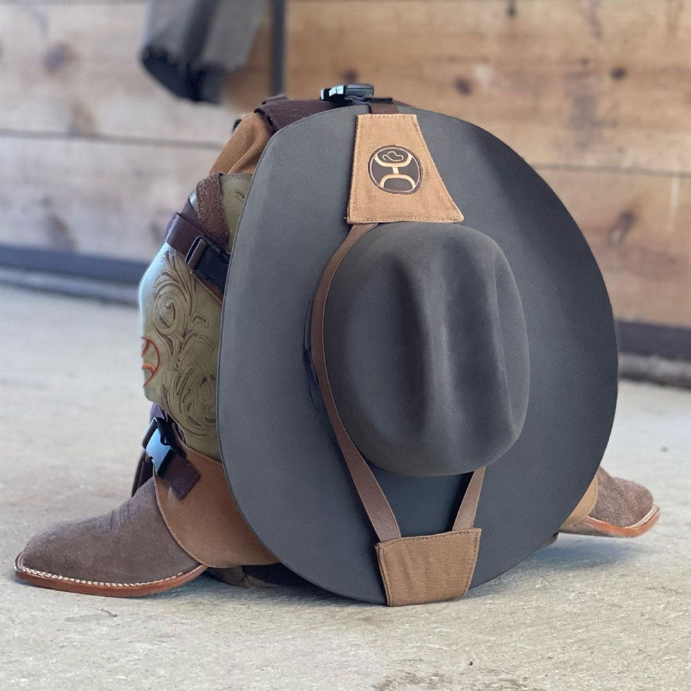 "Mule" Brown/Black w/Aztec Hooey Backpack