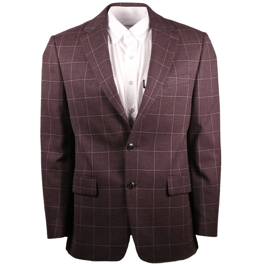 Hooey Sport Coat Plum Plaid