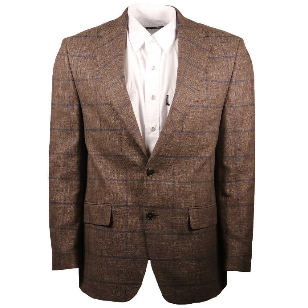 Hooey Sport Coat Brown/Blue Plaid