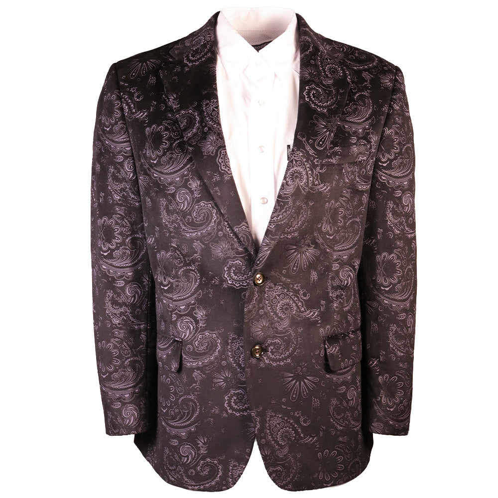 Hooey Sport Coat Black/Grey Paisley