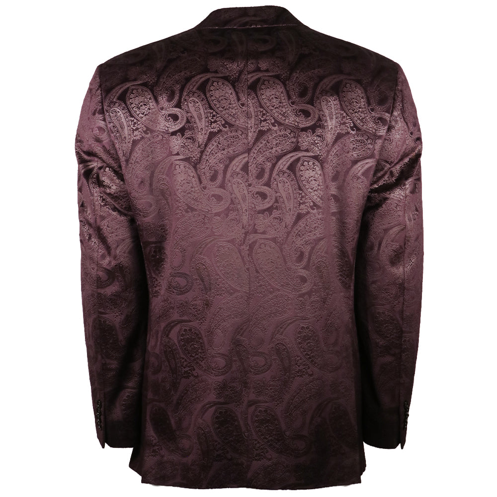 Hooey Sport Coat Maroon Paisley