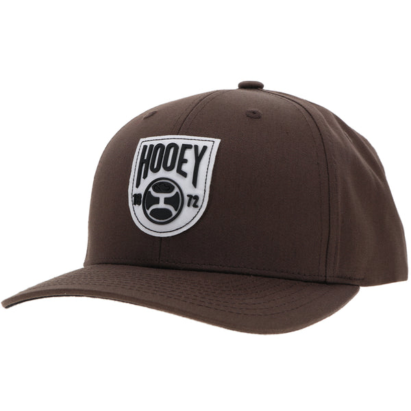 Brown on brown "Bronx" with white and black patch