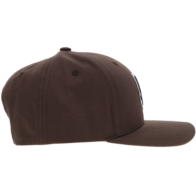 Right side of the Brown on brown "Bronx" with white and black patch