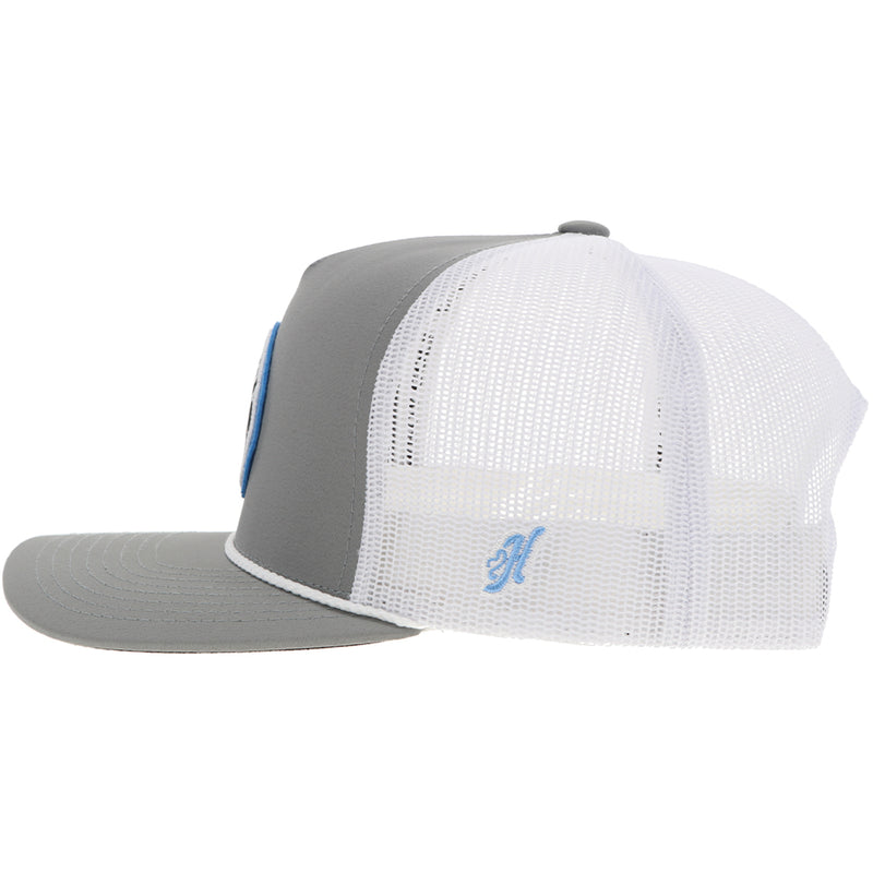"Cowboy Golf" Hat Grey/White