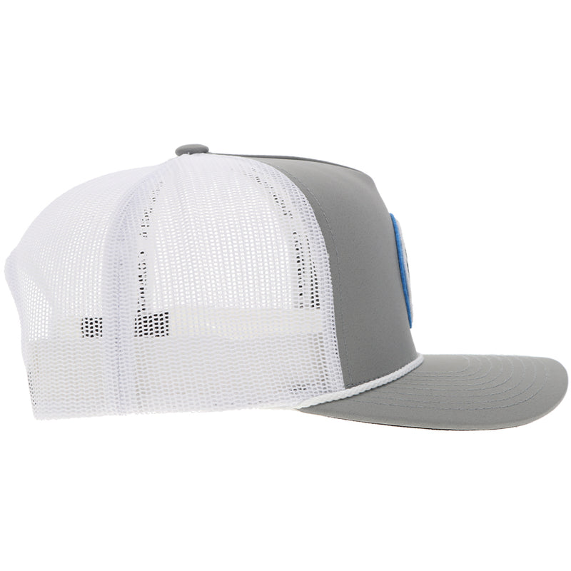 "Cowboy Golf" Hat Grey/White