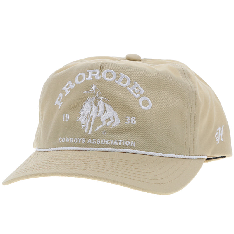 "Prorodeo" Hat Tan w/ White Logo