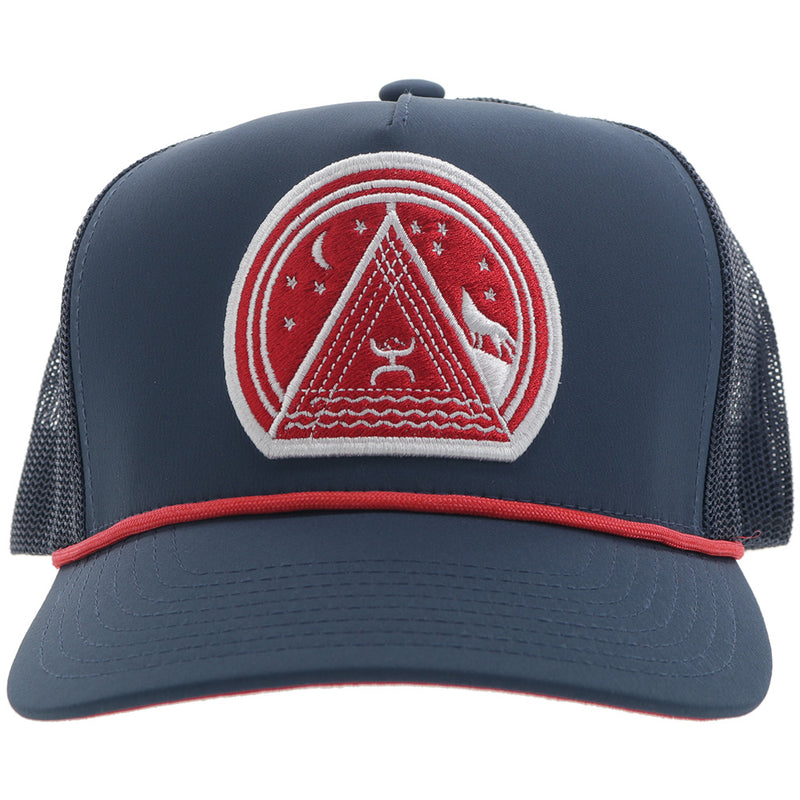 "Hooey Music" Hat Navy w/Red/White Logo