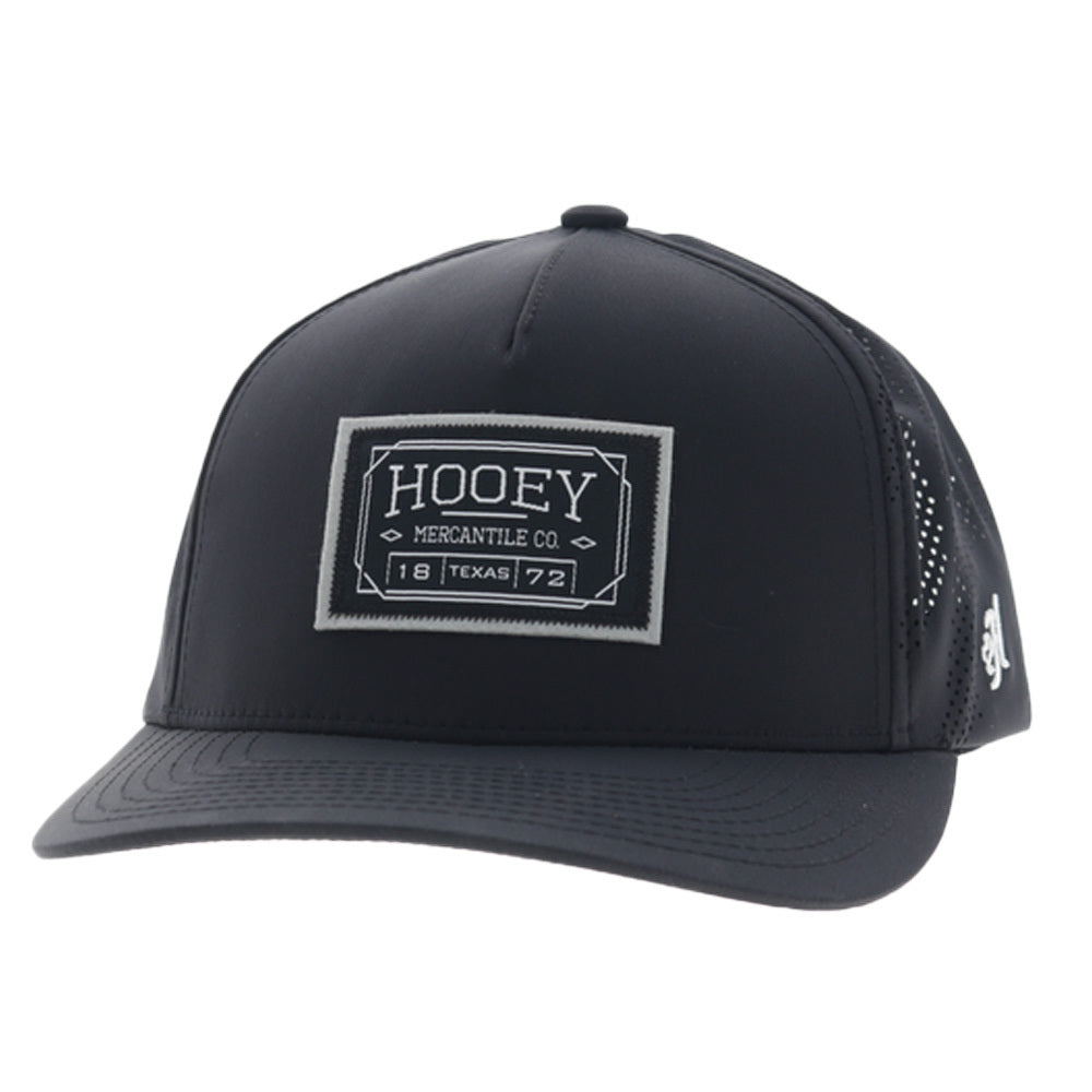 "Doc" Hat Black w/Rectangle Patch