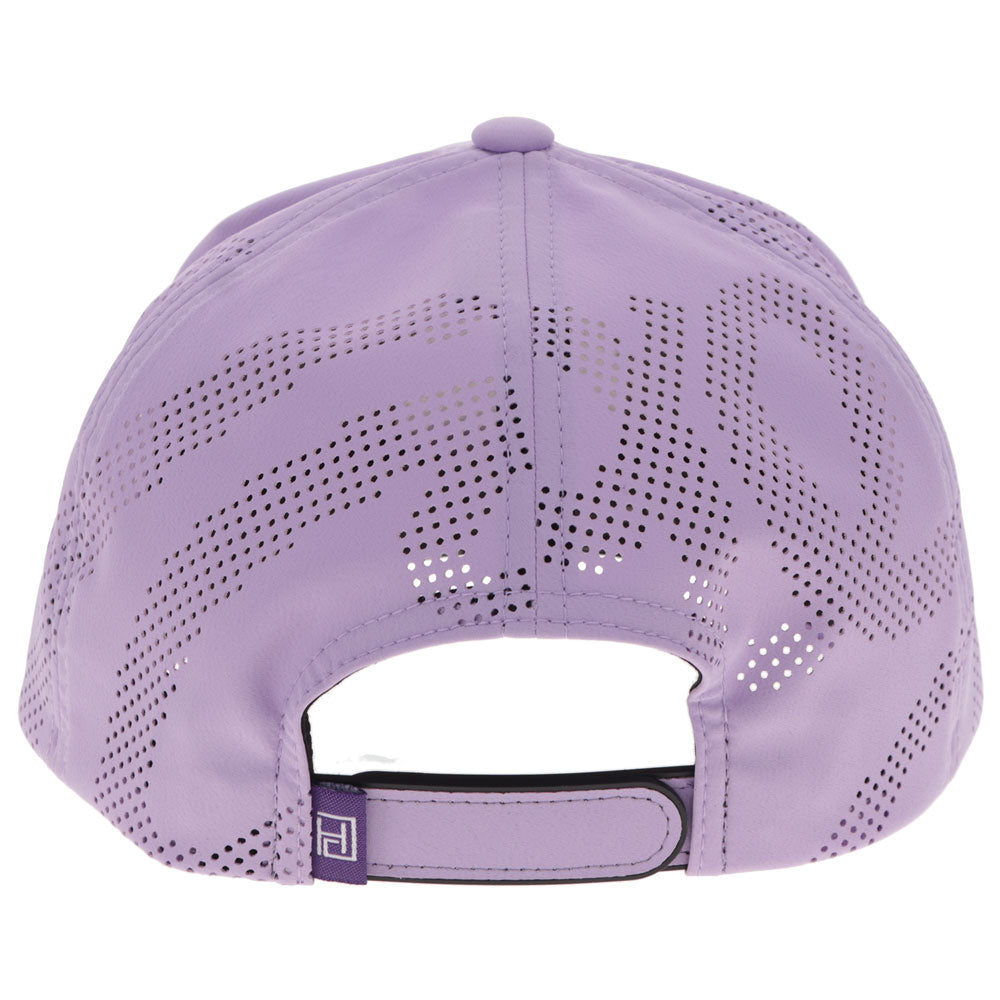 "Draw" Hat Purple w/ White Circle Patch