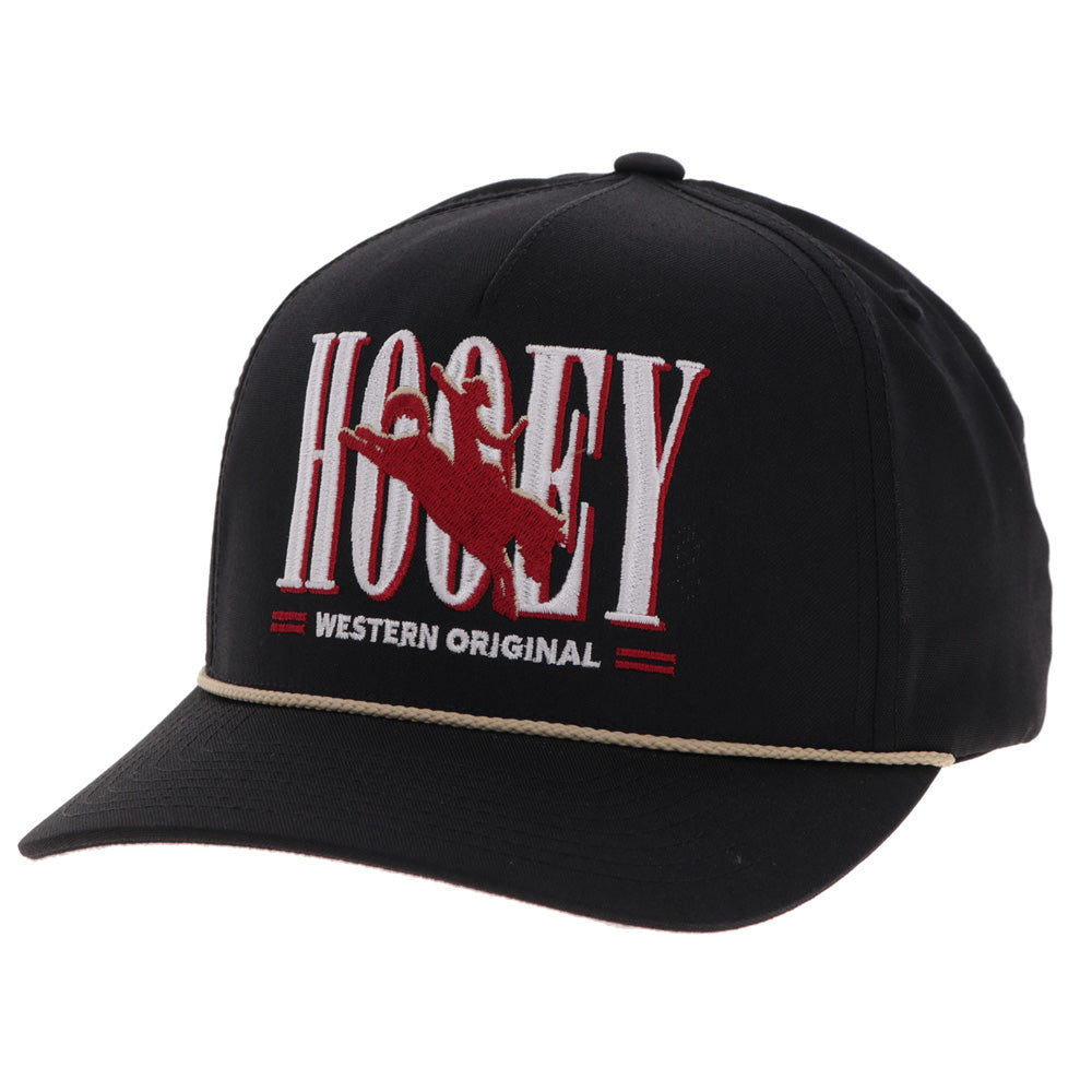 "Wild Ride" Hooey Hat Black w/Hooey Embroidered Logo