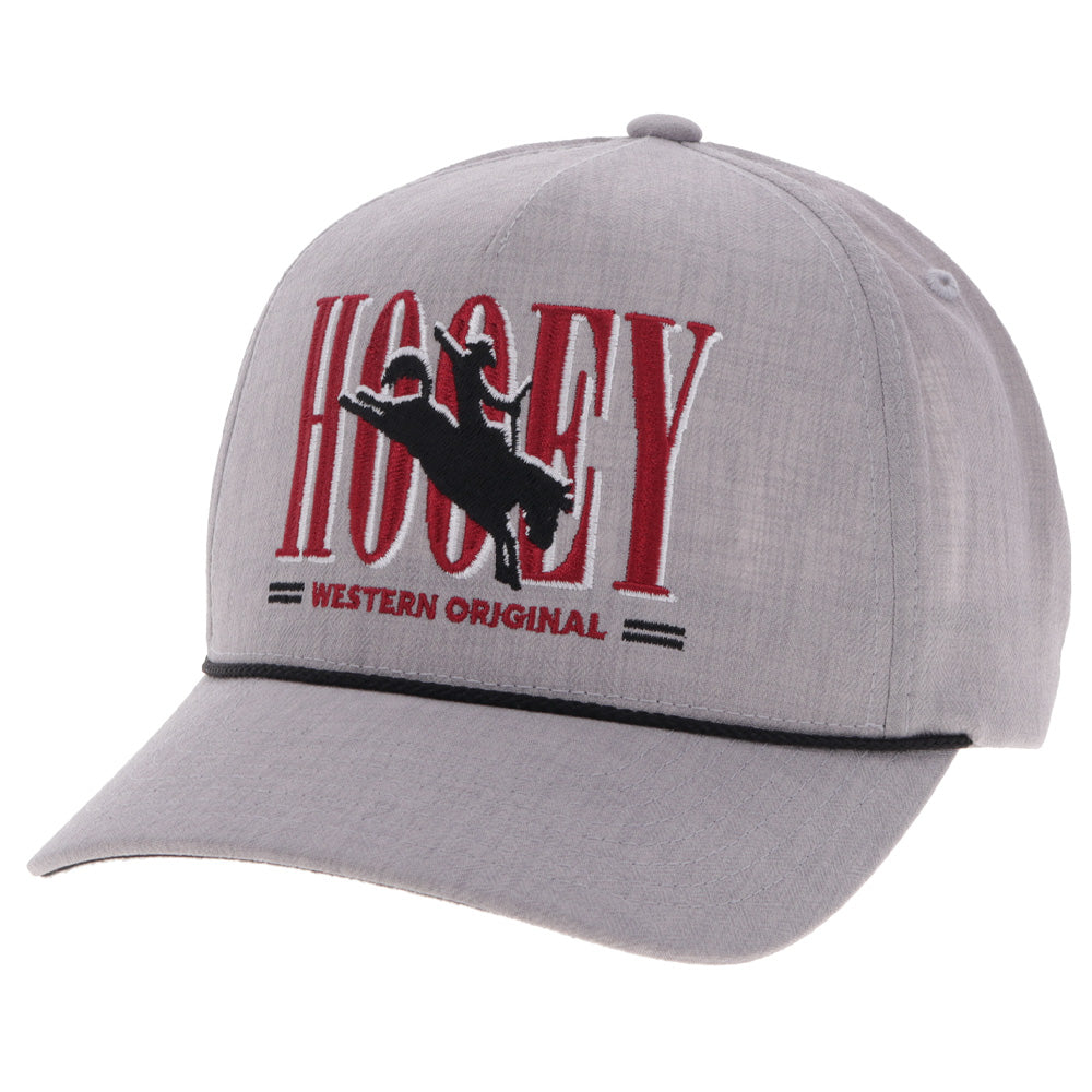 "Wild Ride" Hooey Hat Heather Grey w/Hooey Embroidered Logo