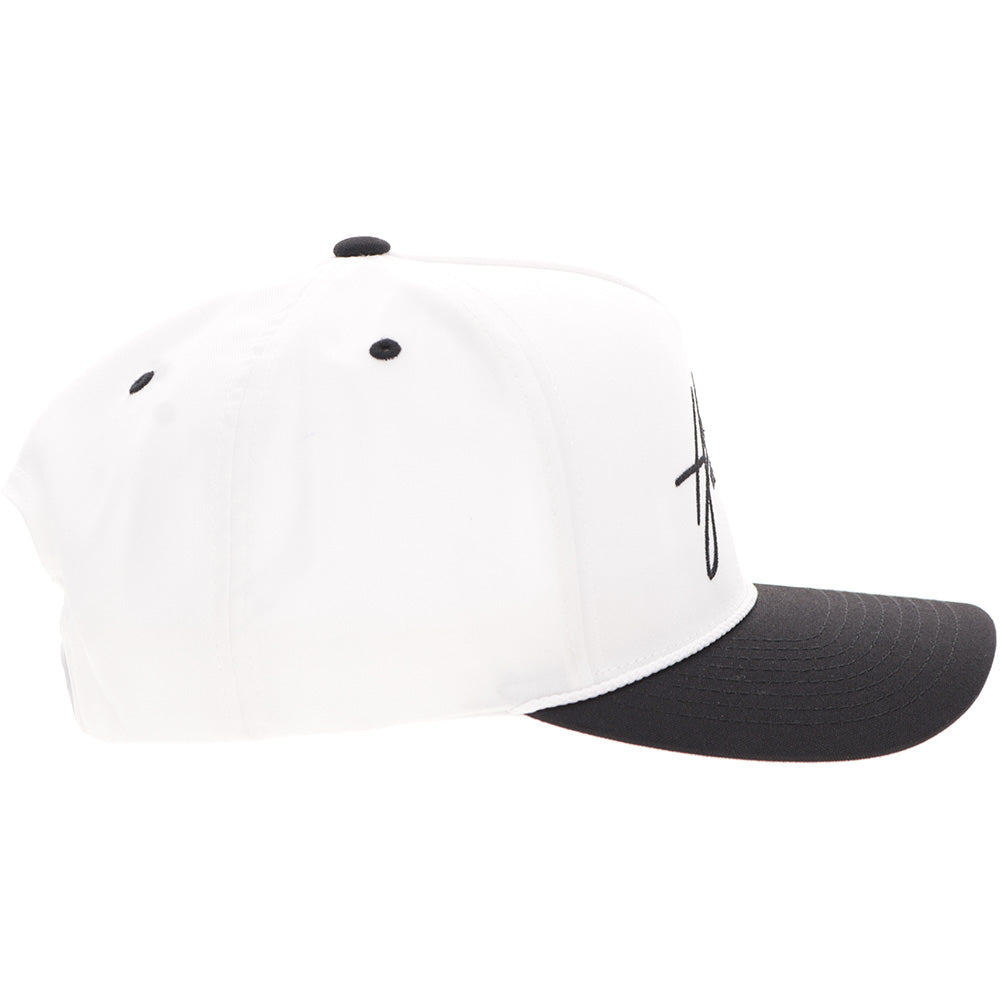 "Mark Out" Hat White/Black