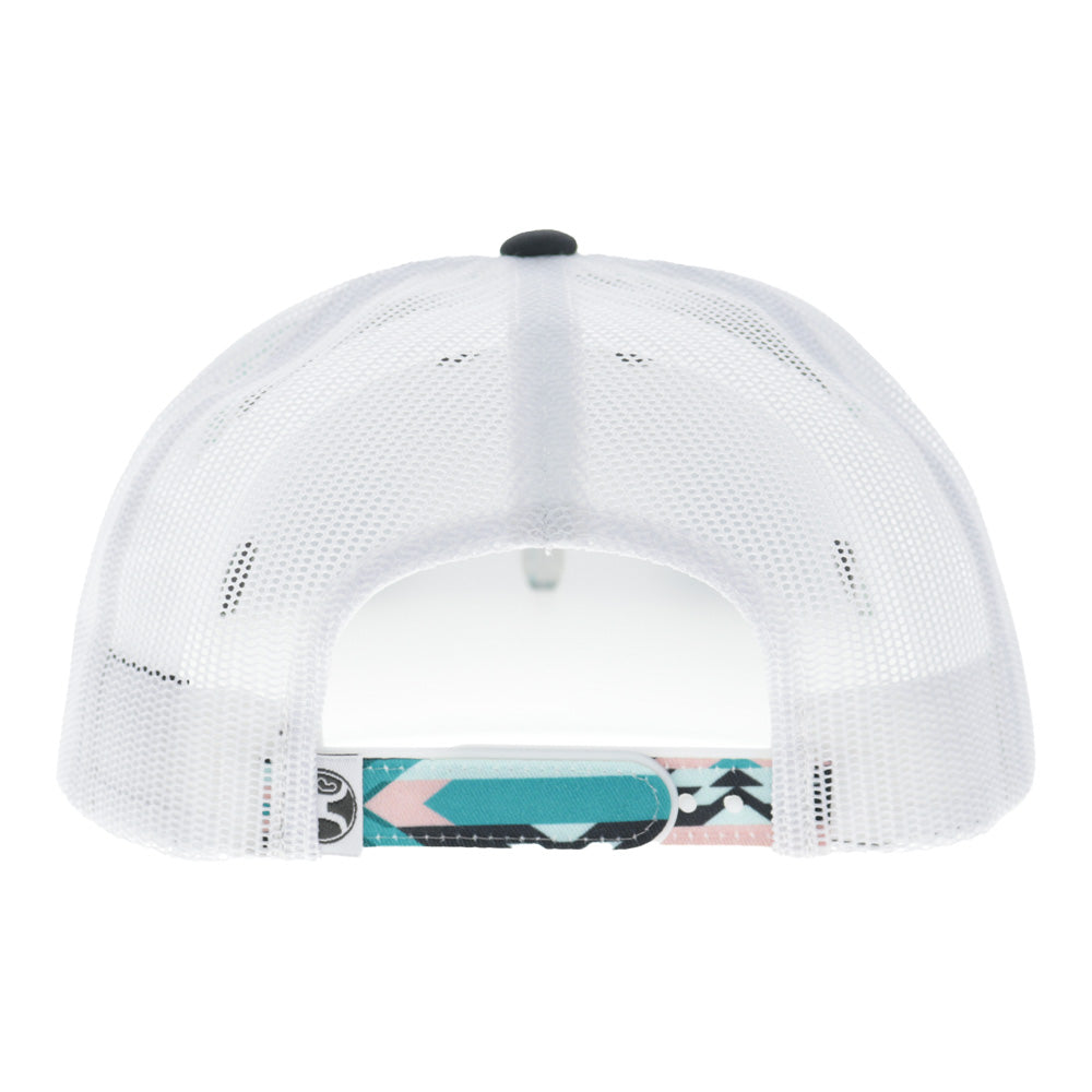 Doc 5-Panel Trucker Snapback Hat Charcoal/White