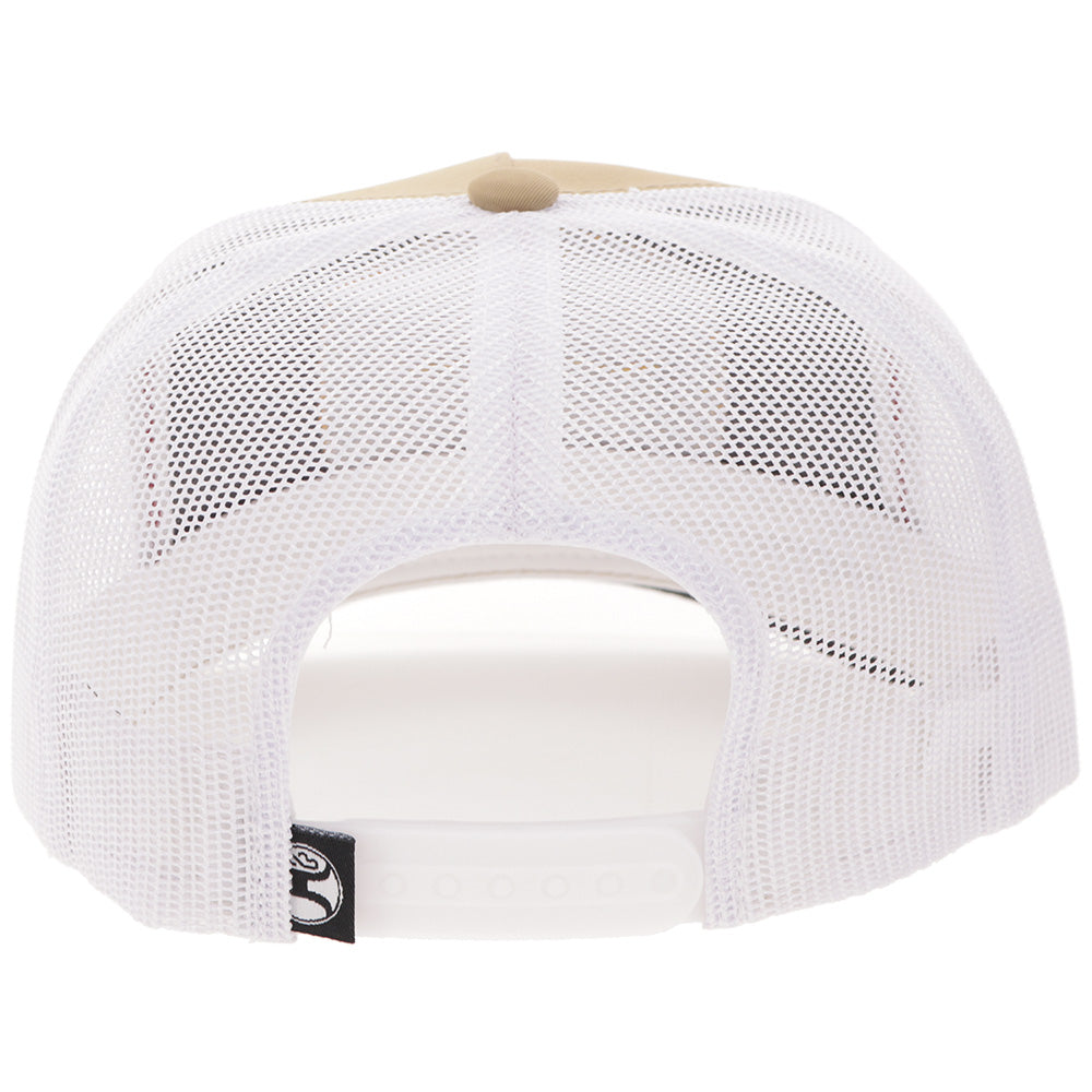 "Salado" Hat Tan/White