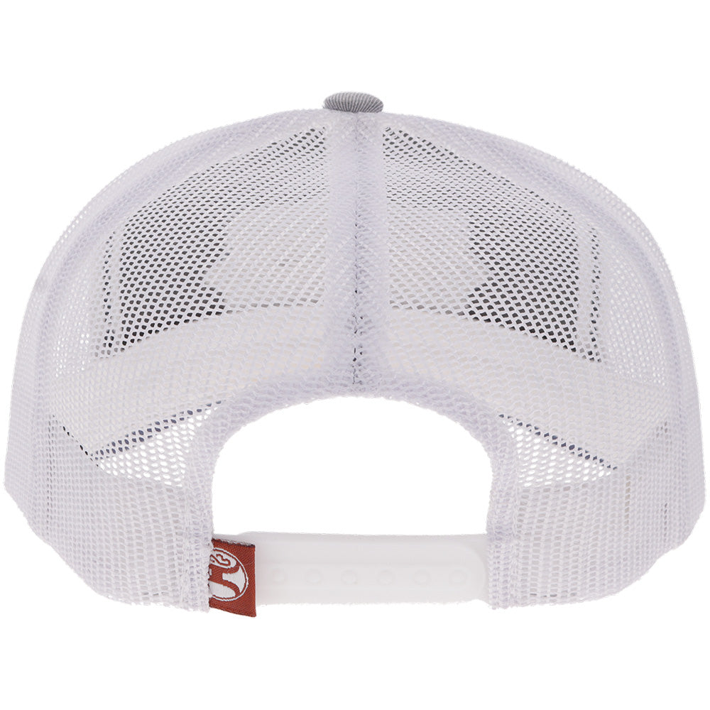 "Diamond" Hooey Hat Grey/White