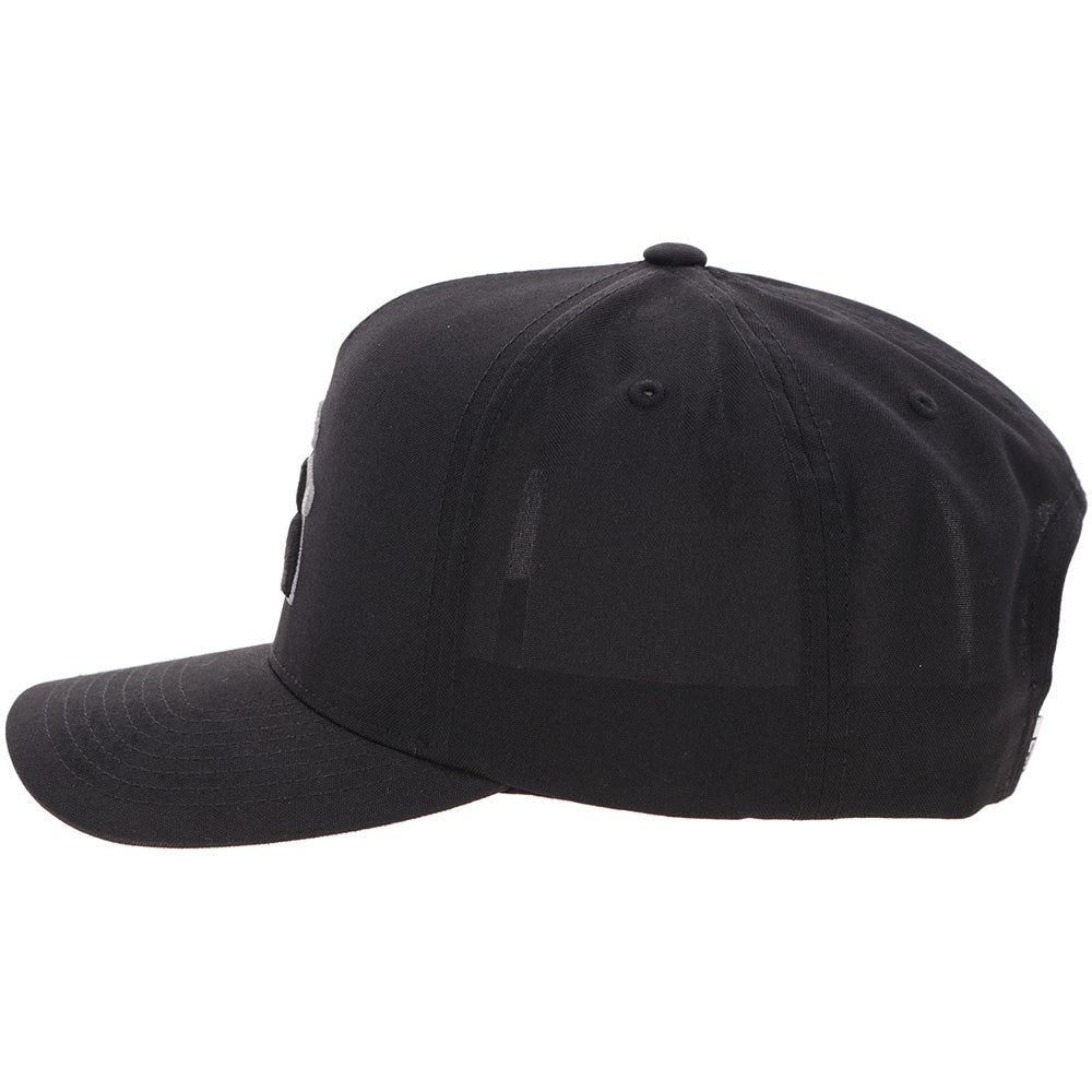 "Classic" Black w/ White Hooey Golf Logo Hat