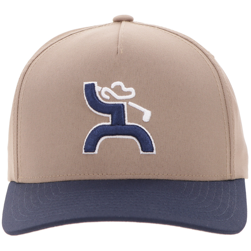"Classic" Tan/Blue w/ Hooey Golf Logo Hat
