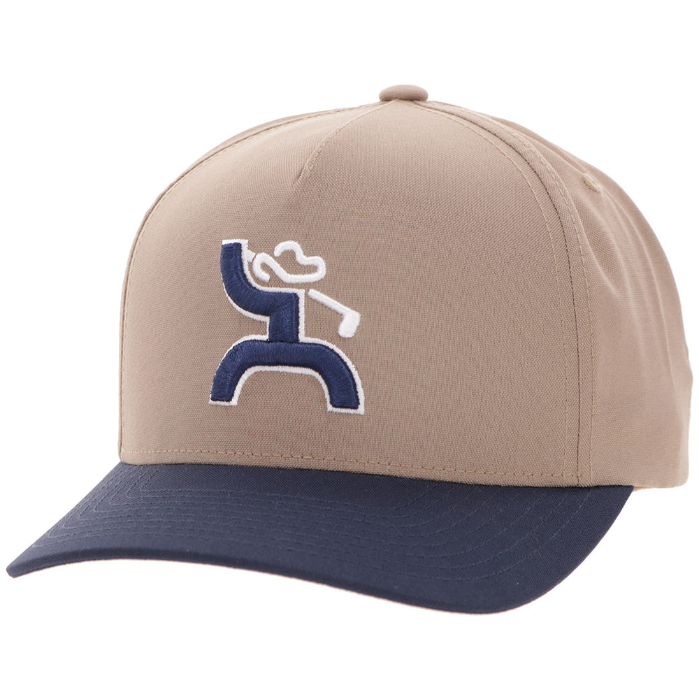 "Classic" Tan/Blue w/ Hooey Golf Logo Hat