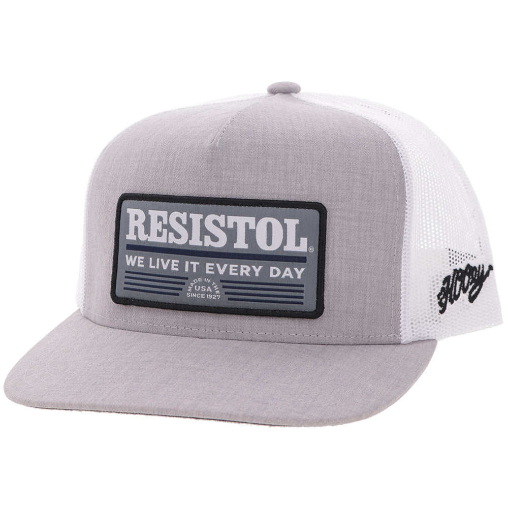 "Resistol" Hat Grey/White
