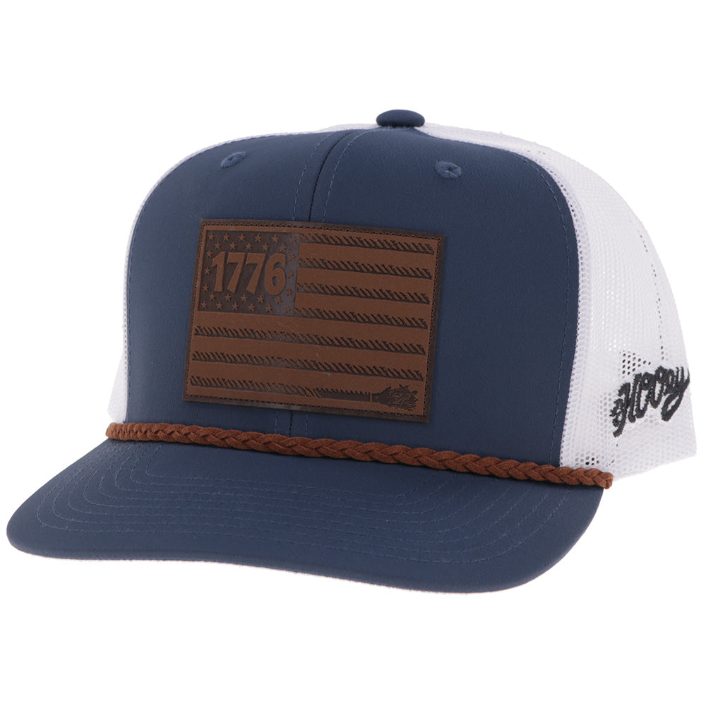 "Liberty Roper" Navy/White w/ 1776 Leather Patch