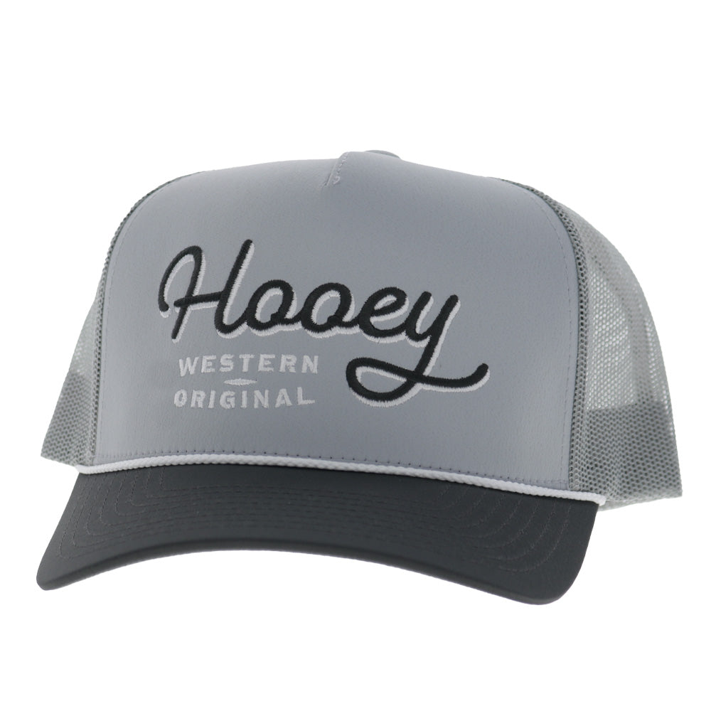 OG 5-Panel Trucker Snapback Hat Grey/Charcoal