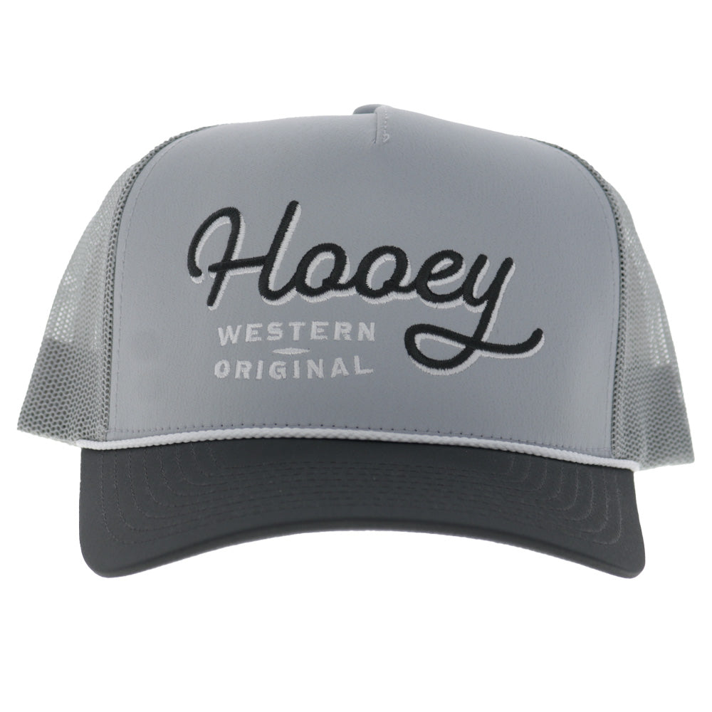 OG 5-Panel Trucker Snapback Hat Grey/Charcoal
