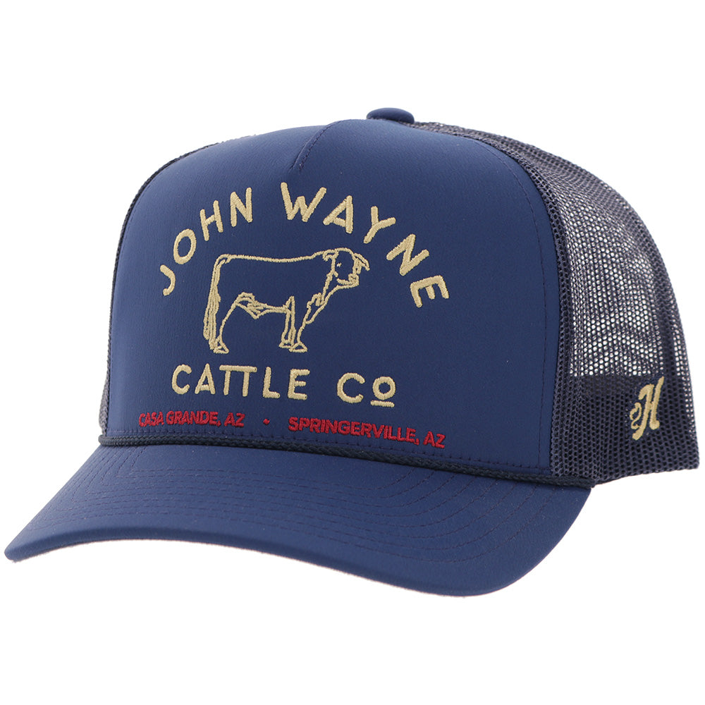 "John Wayne" Hat Nav w/Yellow Stitching