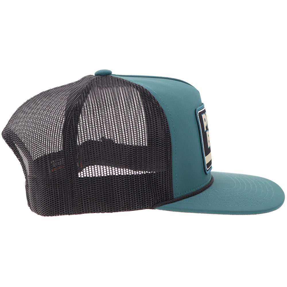 "Pearl" Hat Blue/Black
