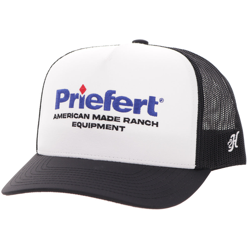 Priefert Hat White/Black