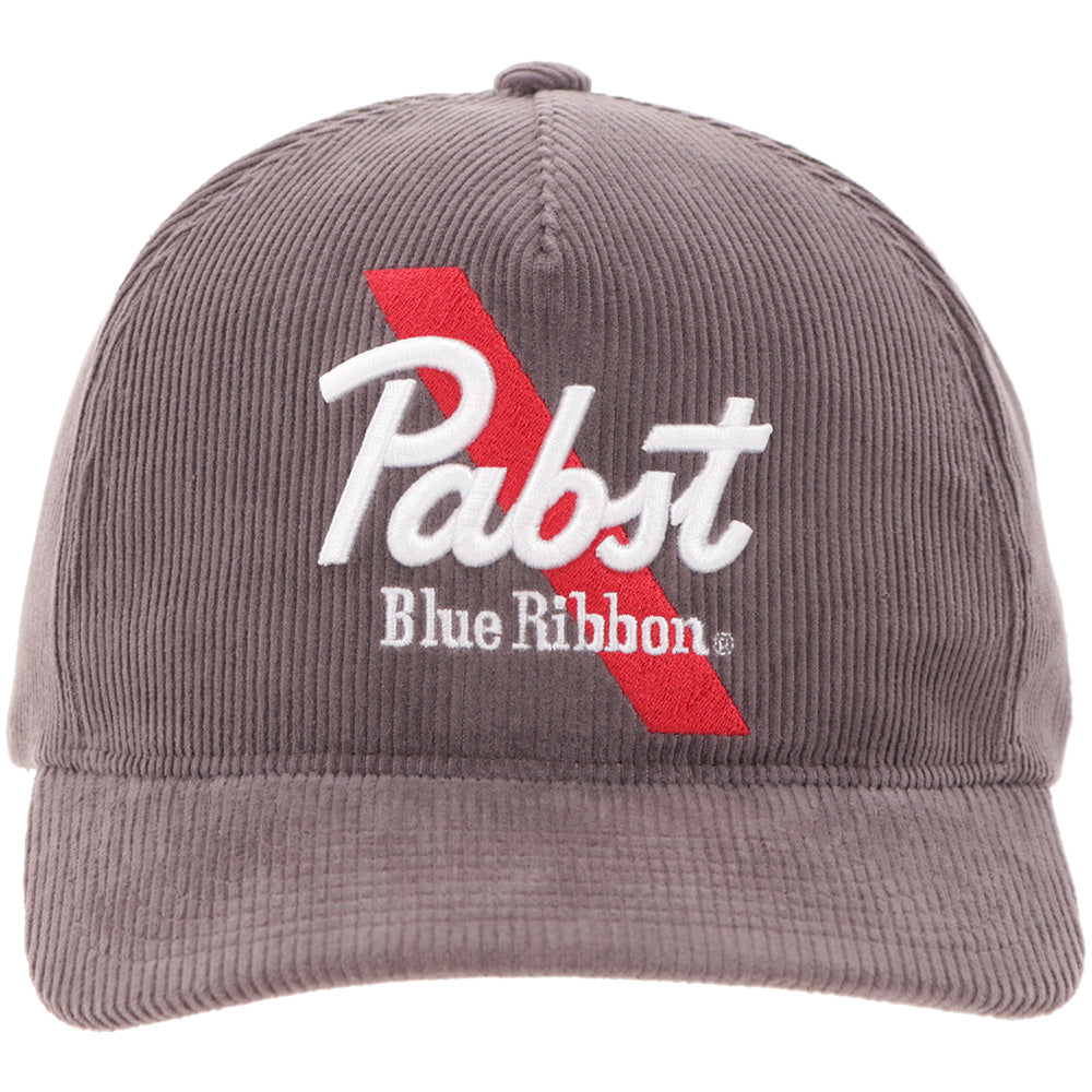 "Pabst Blue Ribbon" Hat Grey Corduroy