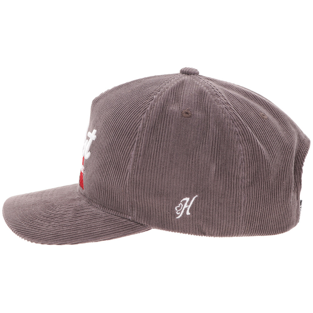 "Pabst Blue Ribbon" Hat Grey Corduroy