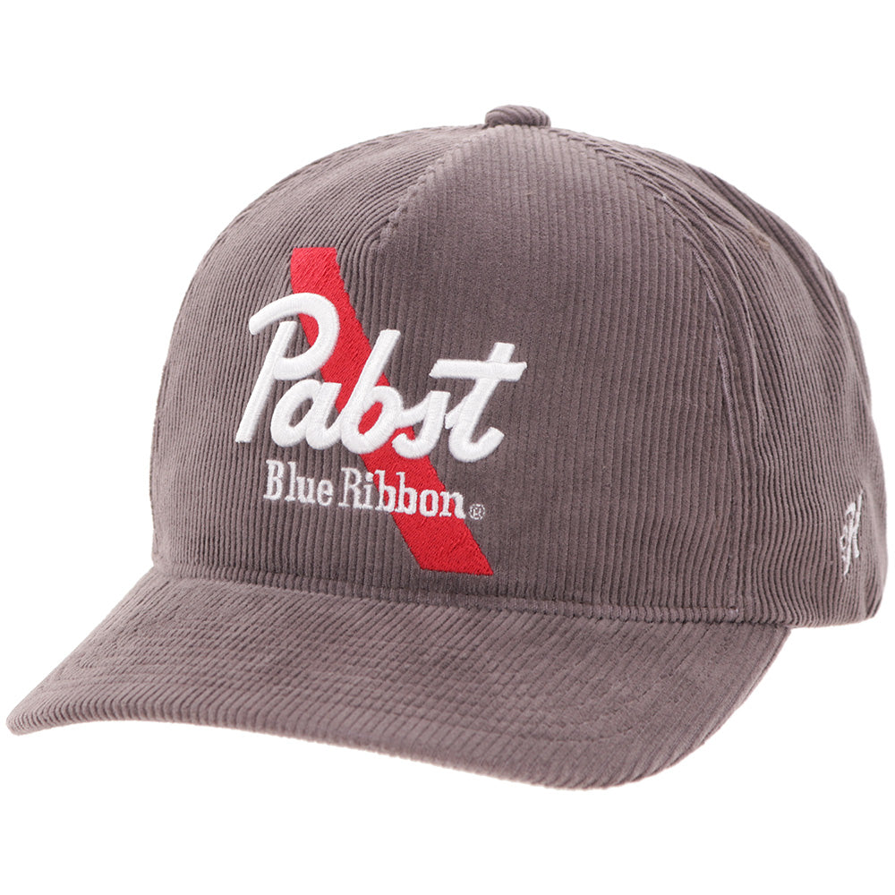 "Pabst Blue Ribbon" Hat Grey Corduroy