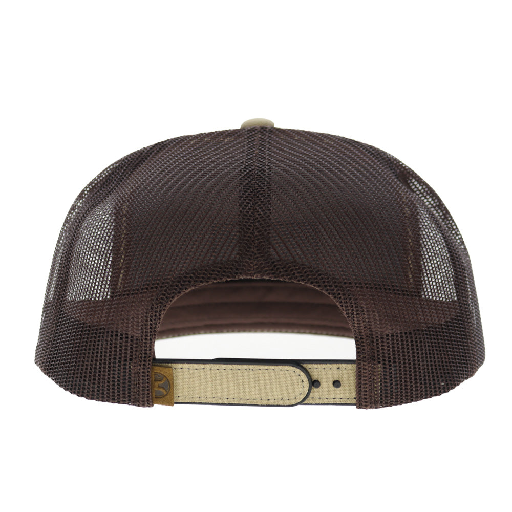 OG Patch 5-Panel Trucker Snapback Hat Tan/Brown