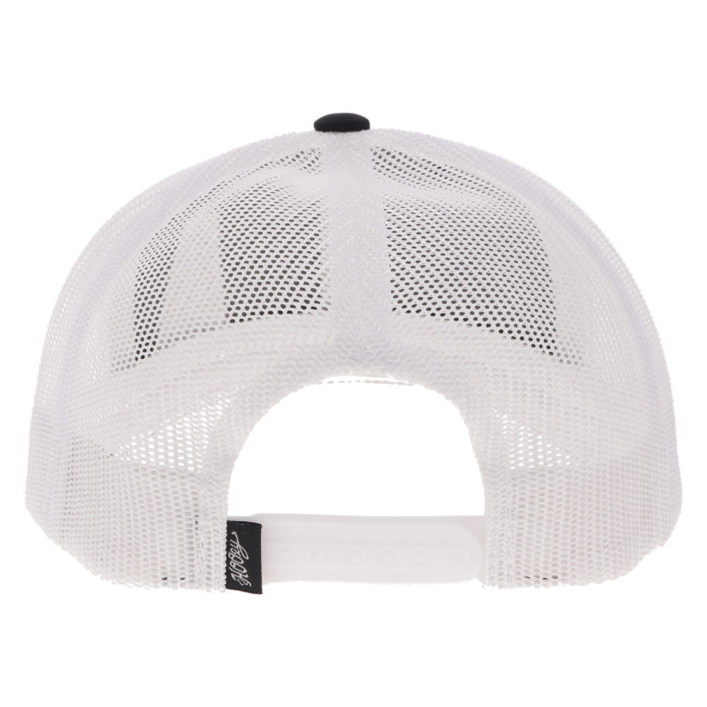 "HOG" Black/White Hat