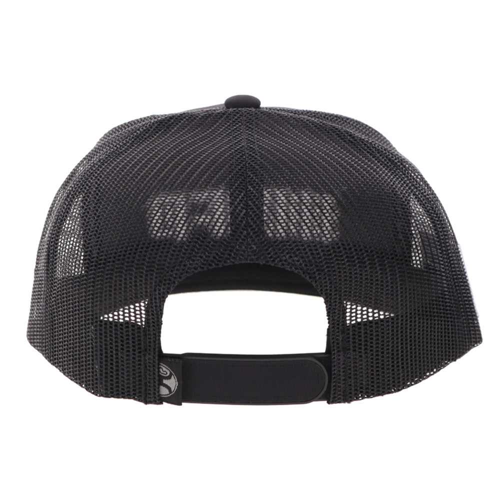 "3D Bull Riding" Black w/Grey NFP Embroidery