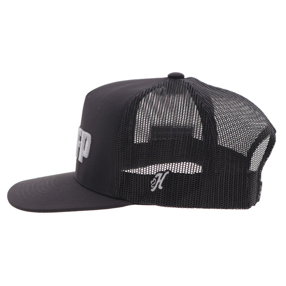 "3D Bull Riding" Black w/Grey NFP Embroidery
