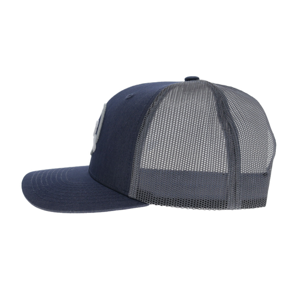 "Strap" Roughy Hat Charcoal /White