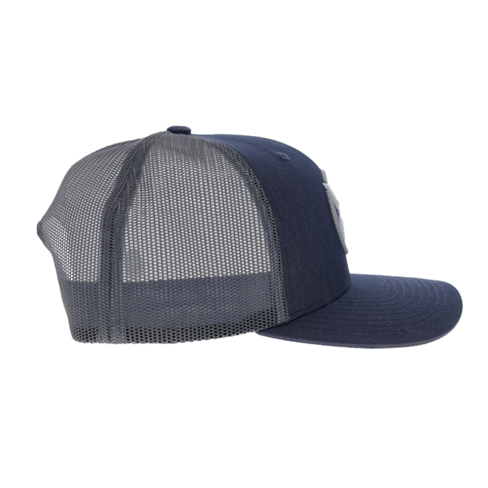 "Strap" Roughy Hat Charcoal /White