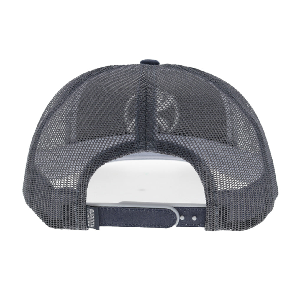 "Strap" Roughy Hat Charcoal /White