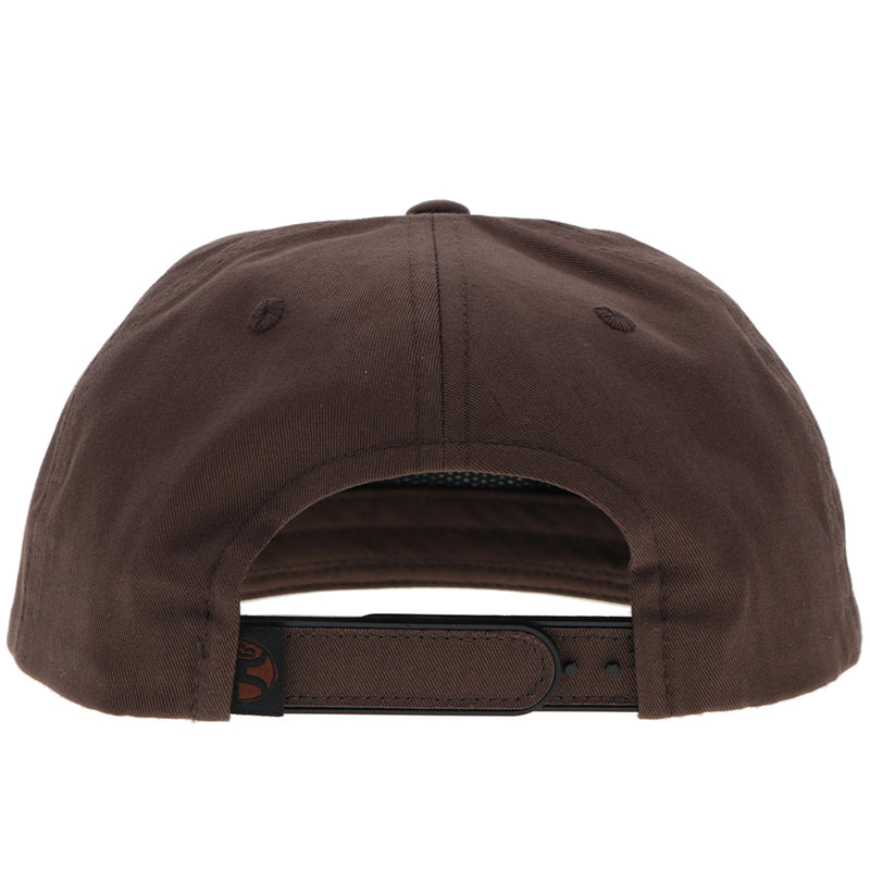 "Summit"  Roughy Hat Brown w/Black & White Patch