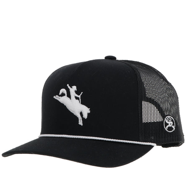"Whit" Hat Black w/White Logo