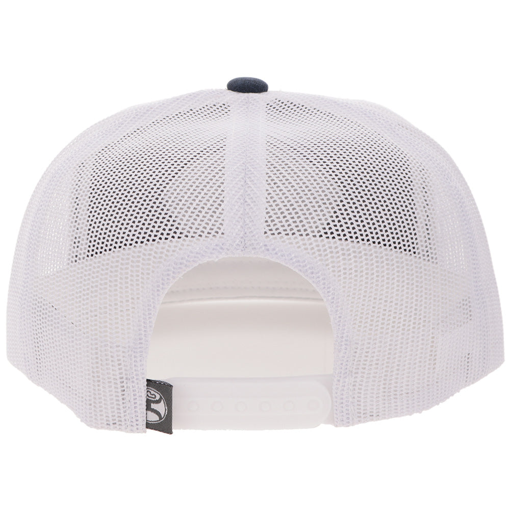 "Cavvy" Punchy Hat Grey/White