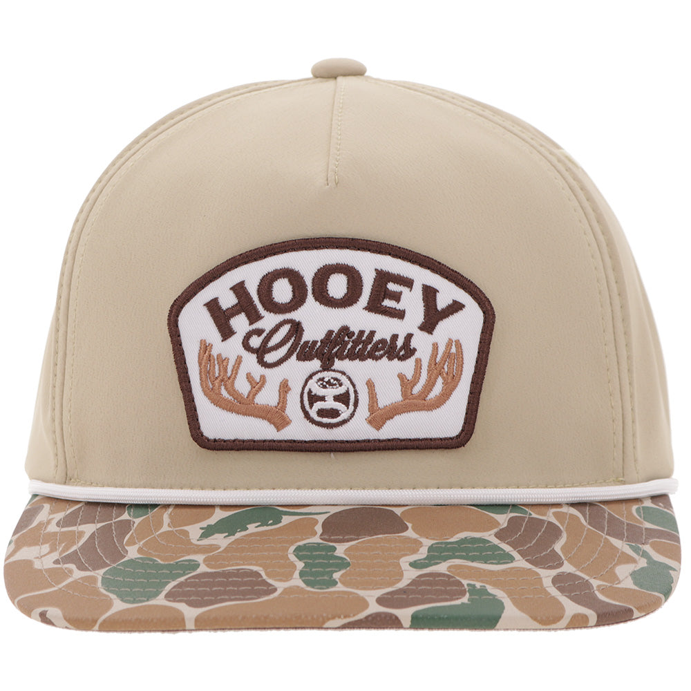 "Outfitters" Hat Tan/Camo w/Brown Patch