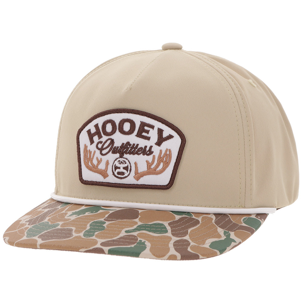 "Outfitters" Hat Tan/Camo w/Brown Patch