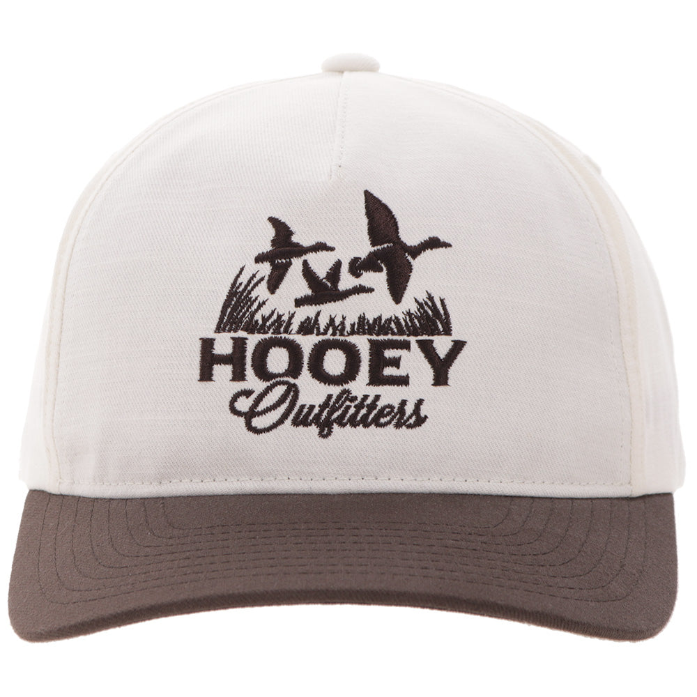 "Decoy" Hat Cream w/ Brown Logo