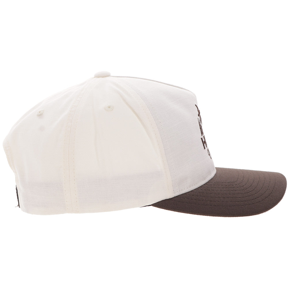 "Decoy" Hat Cream w/ Brown Logo