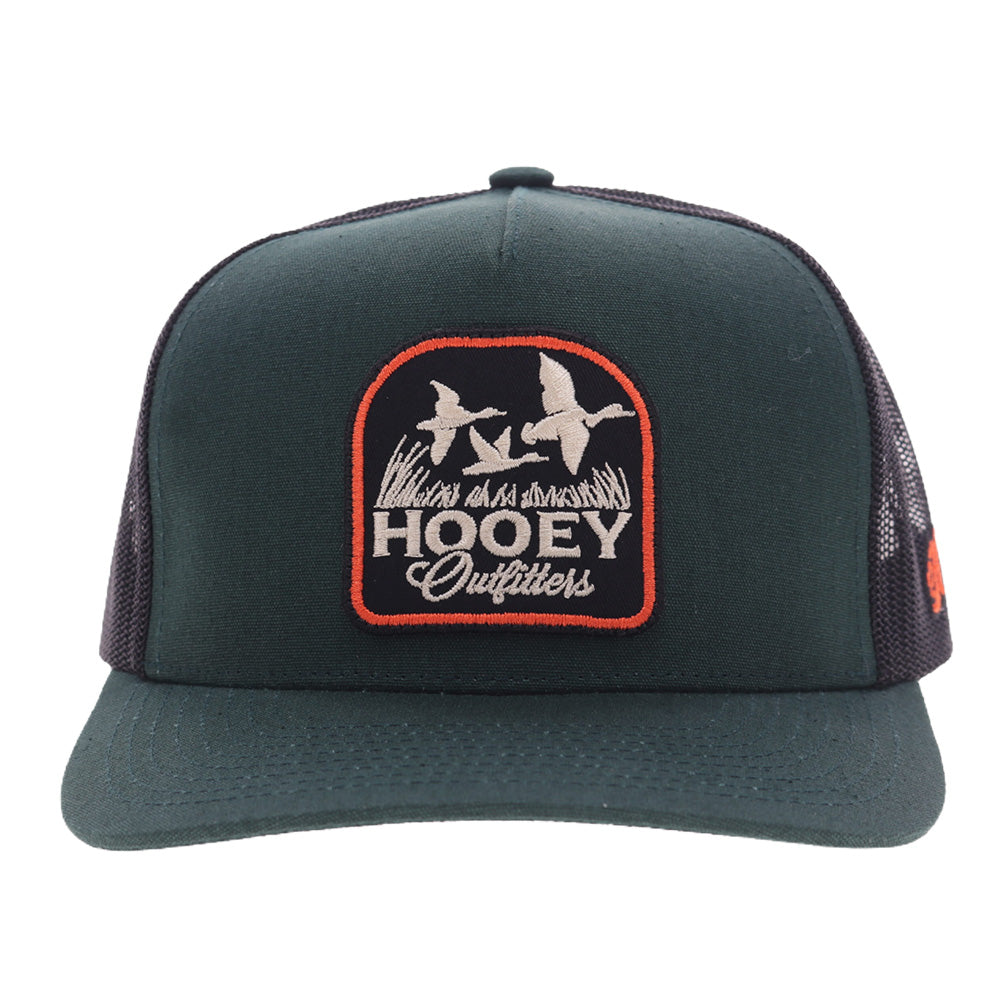 Decoy 5-Panel Trucker Snapback Hat Green/Black