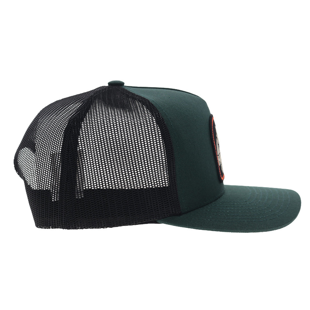 Decoy 5-Panel Trucker Snapback Hat Green/Black
